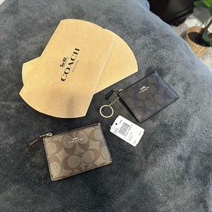 2 mini coach wallets